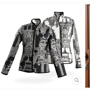 Black and White Reversible Jacket